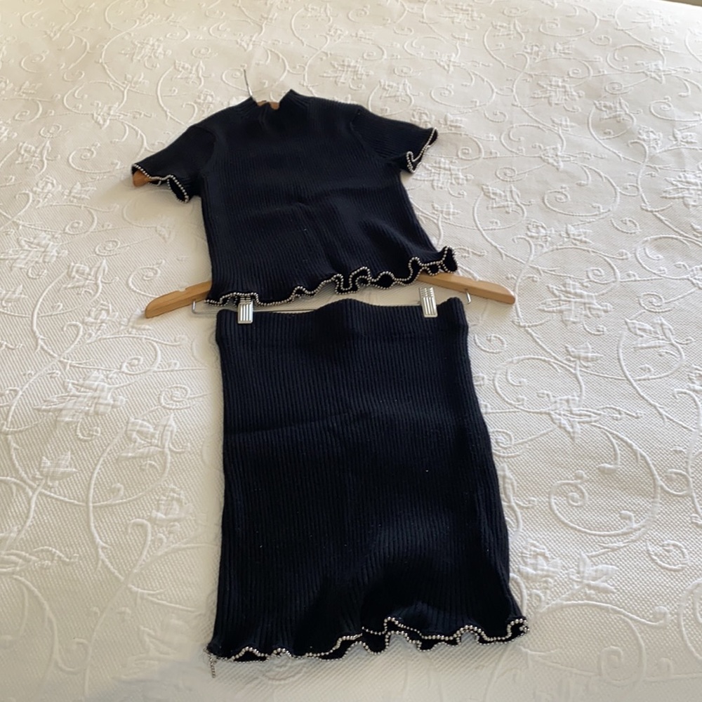 Zara Knit Blouse Top - Picture 8 of 9
